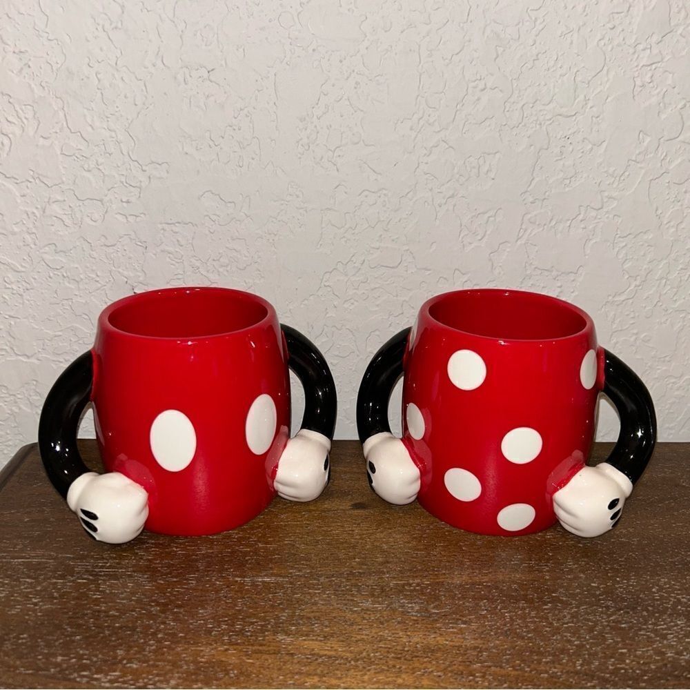 Disney Galerie Mickey and Minnie Mug Cups Set of 2